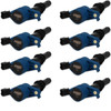MSD 04-08 Ford w/4.6L/5.4L 3-Valve, Coil-On Direct Ignition Coil Set, 8-Pack, Blue - MSD-824385