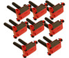 MSD Ignition Coils, 8 Pack for 2005-2020 Mopar 5.7L/6.1L/6.2L/6.4L Hemi, Red - MSD-82558