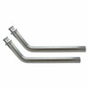 Pypes Exhaust 1967-1972 C10 Small Block V8 2.5 Inch Stainless 3 Bolt Exhaust Down Pipe - DGU16S-PYP