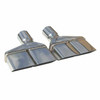 Pypes Exhaust 70-74 Challenger 2.5 Dual Rectangle Clamp On Tail Pipe Tip Set - EVT86-PYP