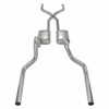 Pypes Exhaust 65-70 Mustang Violator 2.5 In Crossmember Back Dual Split Rear Exhaust System - SFM43V-PYP