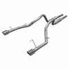 Pypes Exhaust 05-10 Mustang GT Mid Muffler Cat Back Exhaust w/M80 Mufflers and Polished Tips - SFM66-PYP