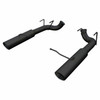 Pypes Exhaust 2011-2014 Mustang Pype Bomb 4.0 In Axle Back Dual Split Rear Exhaust System Kit - SFM79MSB-PYP