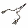 Pypes Exhaust 18-20 Mustang GT Mid Muffler Cat Back Exhaust System w/H-Pipe and Polished Tips - SFM87MH-PYP