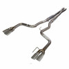 Pypes Exhaust 18-20 Mustang GT Mid Muffler Cat Back Exhaust System X-Pipe and Polished Tips - SFM87MX-PYP