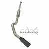 Pypes Exhaust 2010-2014 F-150 Race Pro Series 4.0 Inch Cat-Back Single Side Exhaust System Kit - SFT24VB-PYP