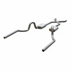 Pypes Exhaust 64-74 Chevelle 3 Crossmember Back Exhaust System w/X-Pipe and Turbo Pro Mufflers - SGA13T-PYP