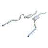 Pypes Exhaust 64-72 Chevelle 2.5 Crossmember Back True Dual Exhaust System w/o Mufflers - SGA30-PYP
