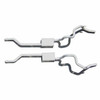 Pypes Exhaust 70-74 Camaro and Firebird Crossmember Back Dual Exhaust w/Turbo Pro Mufflers - SGF31T-PYP