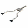 Pypes Exhaust 08-14 Challenger V6 Cat Back Exhaust System w/Street Pro Muffler and Black Tips - SMC22SB-PYP