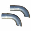 Pypes Exhaust Stainless Pipe Extension Kit 2.5 Inch Side Exit For Quarter Outlet, GM A-Body - TGA10E-PYP