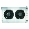 Cold Case Radiators 77-87 Chevy and GMC Truck w/LS Swap and AT 21 Aluminum Radiator and 12 Fan Kit - CR-GMT556A21LSK