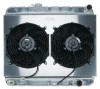  Cold Case Radiators 64-65 GTO w/MT w/o AC Aluminum Performance Radiator & Dual 12" Fan Kit - (CR-GPG18K) 