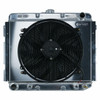 Cold Case Radiators 68-73 Mopar B,E Body w/BB Mopar and AT Aluminum Performance Radiator and 16 Fan Kit - CR-MOP753AK