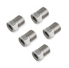 Earls Performance Hardline Tube Nut 3/8-24 Inverted Flare for 3/16 Tubing, Stainless, Pack of 5 - 00033ERL
