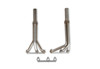 Flowtech 1-1/2 Upright Headers for GM w/2.8/3.1/3.4L V6, Natural Finish - 11585FLT