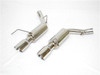 Flowtech 05-10 Mustang GT/GT500, 2.5 Axle-Back Exhaust System, Natural Finish - 12136FLT