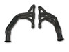 Flowtech 69-74 Dodge D100/200/300 w/383-440ci, 1.75 Long Tube Header, Painted Black - 13504FLT