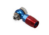 Earls Performance Swivel-Seal Hose End, 12mm x 1.25 Banjo Swivel Seal, -6 AN, Red/Blue, Aluminum - 807691ERL
