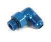 Earls Performance 90° -6 AN Male To 9/16-18 Swivel, Blue Anodized Lightweight Aluminum - 949006ERL