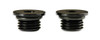 Earls Performance -6 AN Allen Head Port Plug w/O-Ring Seal, Black Anodized Aluminum, 2 Pc - AT581306ERL