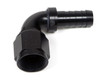 Earls Performance 90° Auto-Crimp Hose End, Size 8, Black Anodized Aluminum - AT709108ERL