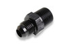 Earls Performance Straight Male -10 AN to 3/8 NPT, Black Anodized Aluminum - AT981611ERL
