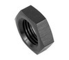 Earls Performance -6 AN Fuel Cell Bulkhead Fitting w/PTFE Washers and Bulkhead Nut, Aluminum, Black - AT983806ERL