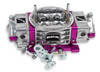 Quick Fuel Race Carburetor, Mechanical Secondary, 2-Circuit, 750CFM, Shiny w/Purple Billets - BR-67200