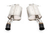 Dinan 07-11 335i/335xi E90, Free Flow Axle-Back Exhaust, Black Tips, Stainless - DIN-D660-0012-BLK