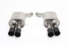 Dinan 12-19 M6 F6/F12/F13, Free Flow Axle-Back Exhaust, Black Tips, Stainless - DIN-D660-0049-BLK