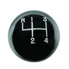 Hurst 4-Speed Black Shift Knob w/3/8-16 Threads - HUR-1630103