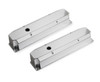 Mr Gasket 65-78 Mopar w/BB, Fabricated Aluminum Valve Covers w/Breather, Silver Finish - MRG-6864G
