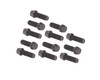 Mr Gasket Hex Head Header Bolts for Chevy Small Block, 3/8-16 x 1, Black Oxide, Set of 12 - MRG-917