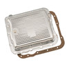 Mr Gasket Chrome Tranmission Oil Pan for GM TH700R4/4L60E/4L60, Finned Design - MRG-9732
