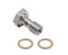 Earls Performance Replacement Banjo Bolt, 12mm x 1.5 Threads w/Crush Washer, Stainless Steel - SS997592ERL