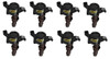 Accel 08-14 Ford w/4.6/5.4/6.8L 3-Valve, Ignition Coil, Supercoil, Black, 8-Pc - ACL-140033EK-8