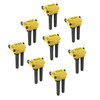 Accel 05-20 Mopar w/5.7/6.1/6.2/6.4L, Ignition Coil, Dual Plug, Yellow, Set of 8 - ACL-140038-8