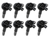 Accel 11-16 F-150/Mustang w/5.0L Coyote, Black Ignition Coil, Supercoil, Set of 8 - ACL-140060K-8