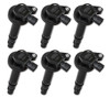 Accel 07-14 Ford w/3.5/3.7L, Black Ignition Coil, Supercoil, Set of 6 - ACL-140061K-6
