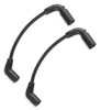 Accel 08-17 Harley Davidson Softail, 8MM Black Custom Wire Set w/Spiral Core - ACL-171099-K