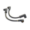 Accel 71-78 Harley w/900/1000/1200CC, 8.8MM Black Custom Wire Set w/Stainless Core - ACL-172072K