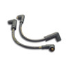Accel 85-98 Harley Davidson Touring FLT/FLHT 8.8MM Black Custom Wire Set w/Spiral Core - ACL-172090K