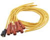 Accel 7MM Super Stock Spark Plug Wire Set w/Copper Core and Straight Boots, Yellow - ACL-3008