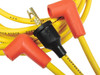 Accel 55-74 Chevy V8, Yellow Spark Plug Wire Set w/Super Stock Graphite Core, 8MM - ACL-4042