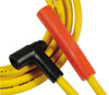 Accel 75-90 GM V8, Yellow Spark Plug Wire Set w/HEI Stock Style Boots, 8MM - ACL-4053