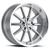 Rev Wheels Rev 110 Classic Series, 20 x 9.5, 5.25 Backspacing, 5 x 4.75, Silver - REV-110S-2956100