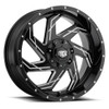 Rev Wheels Rev Wheels Off Road 895 Series, 20 x 12, 8.23 Backspacing, 6 x 5.5, Black - REV-895M-2123544