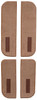 ACC Carpet 1987-1988 Chevrolet V20 Suburban Door Inserts on Cardboard w/Vents 4pc Cutpile - ACC-21989