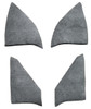 ACC Carpet 1973 GMC C25/C2500 Suburban Kick Panel Carpet Inserts W/O Cardboard, Loop - ACC-22793